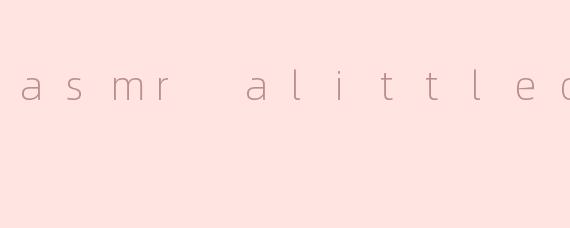asmr alittlecat